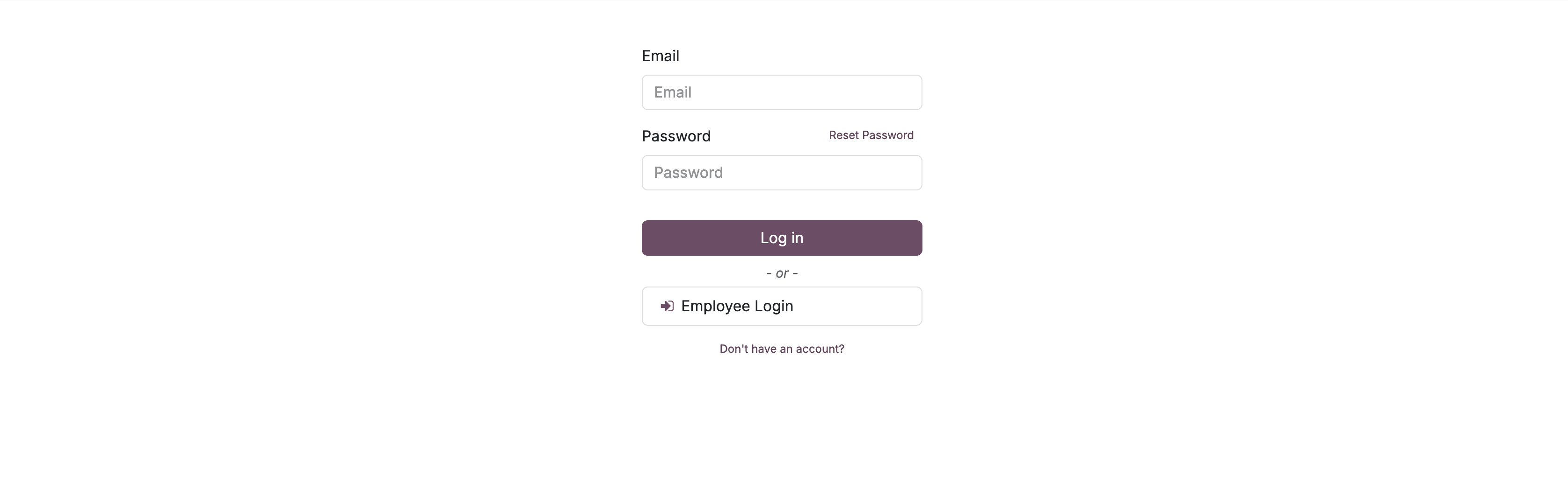 Odoo login page showing the standard username/password form and a Log in with Keycloak button below it